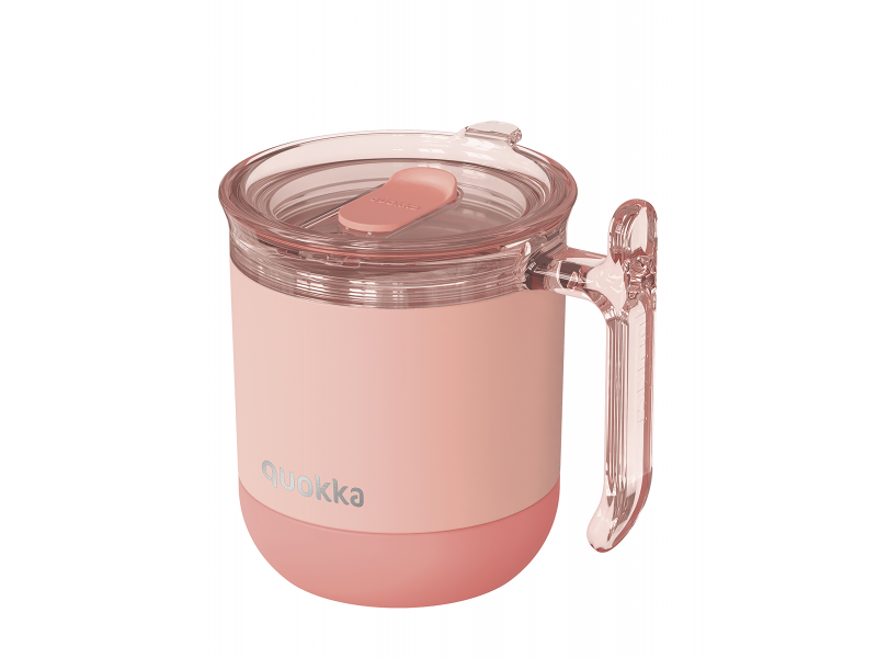 E-shop Quokka Nerezový termohrnček Wave Peachy Pink 260 ml