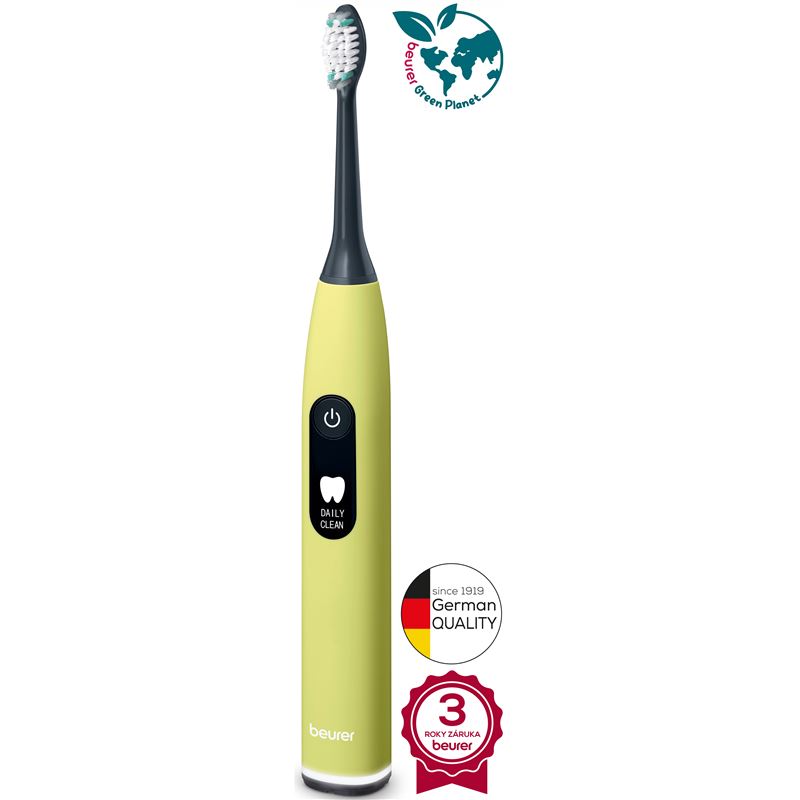 E-shop Sonická zubná kefka BEURER SC 50 Splashy Lemon Green Planet