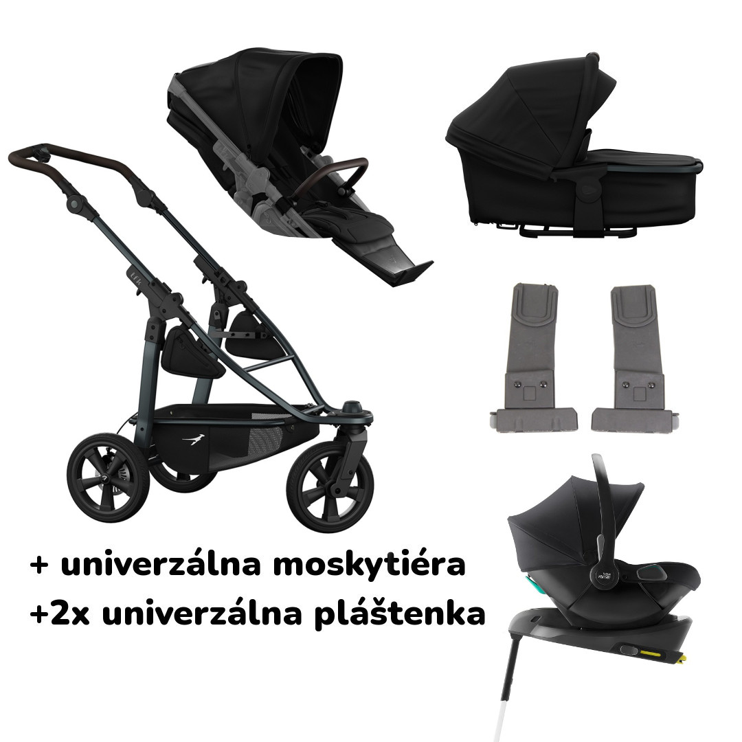 E-shop TFK výhodný set Mono3 Air chamber s Baby Safe Core + základňa, Black