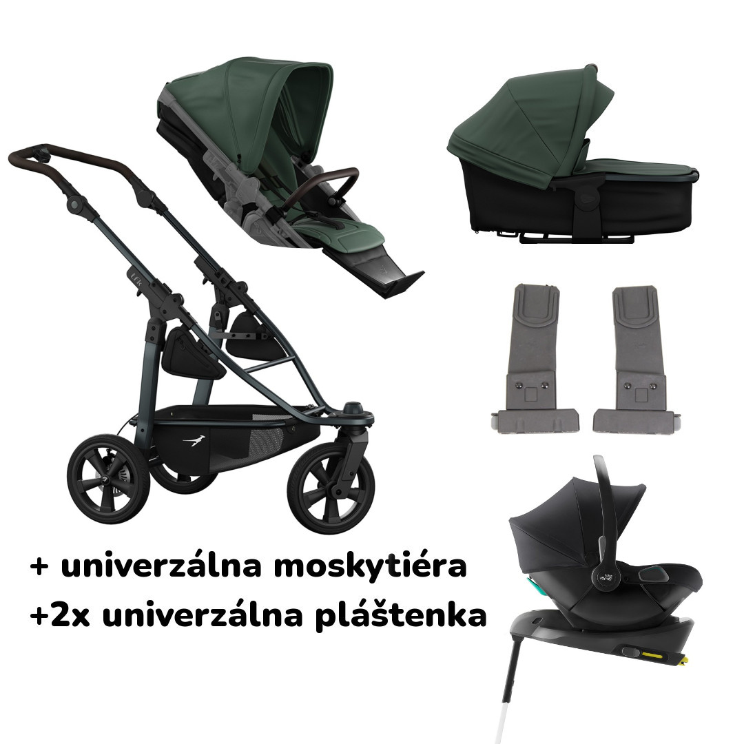E-shop TFK výhodný set Mono3 Air chamber s Baby Safe Core + základňa, Olive