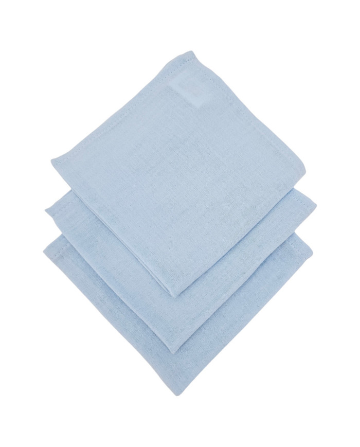 E-shop EKO Plienky mušelínové 30x30cm 3ks PI-01 BLUE