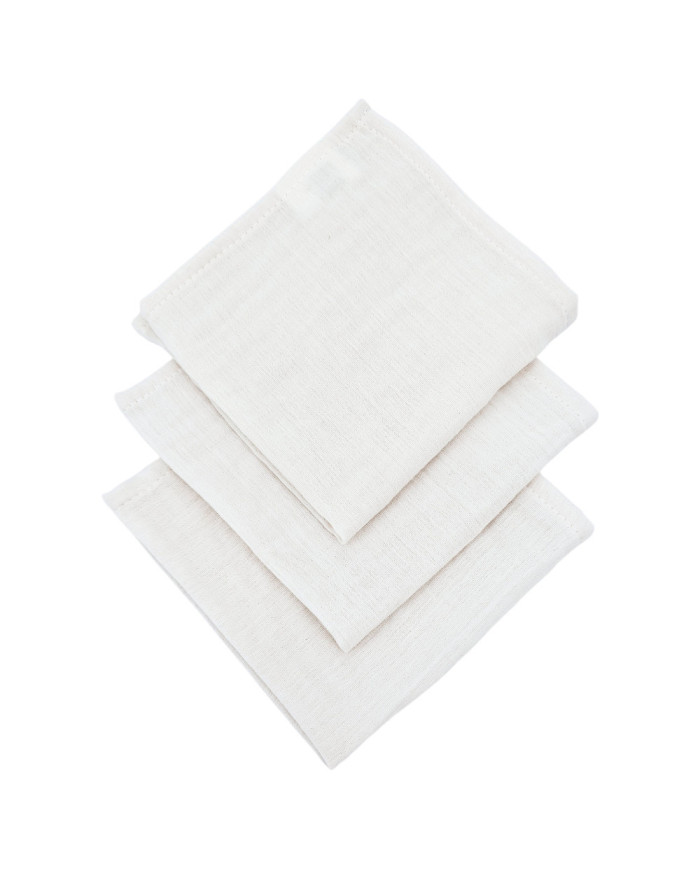 E-shop EKO Plienky mušelínové 30x30cm 3ks PI-01 BEIGE
