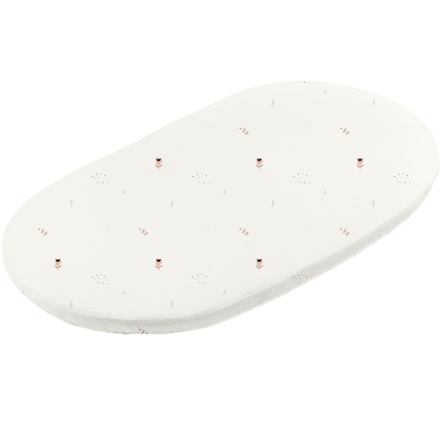 E-shop LevinFelin levin felin detská plachta smart bed midi zo 100% bavlny farba:mocha kvietky