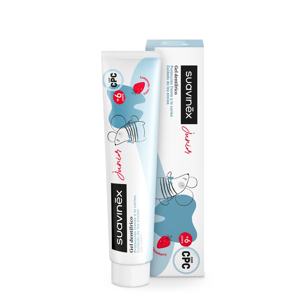 E-shop SUAVINEX | Detská zubná pasta JUNIOR s jahodovou príchuťou - 75 ml