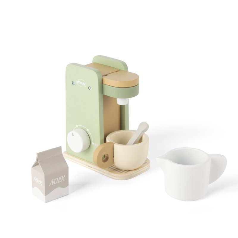 E-shop DANTOY Playful Wood drevený kávovar 5ks 36m+