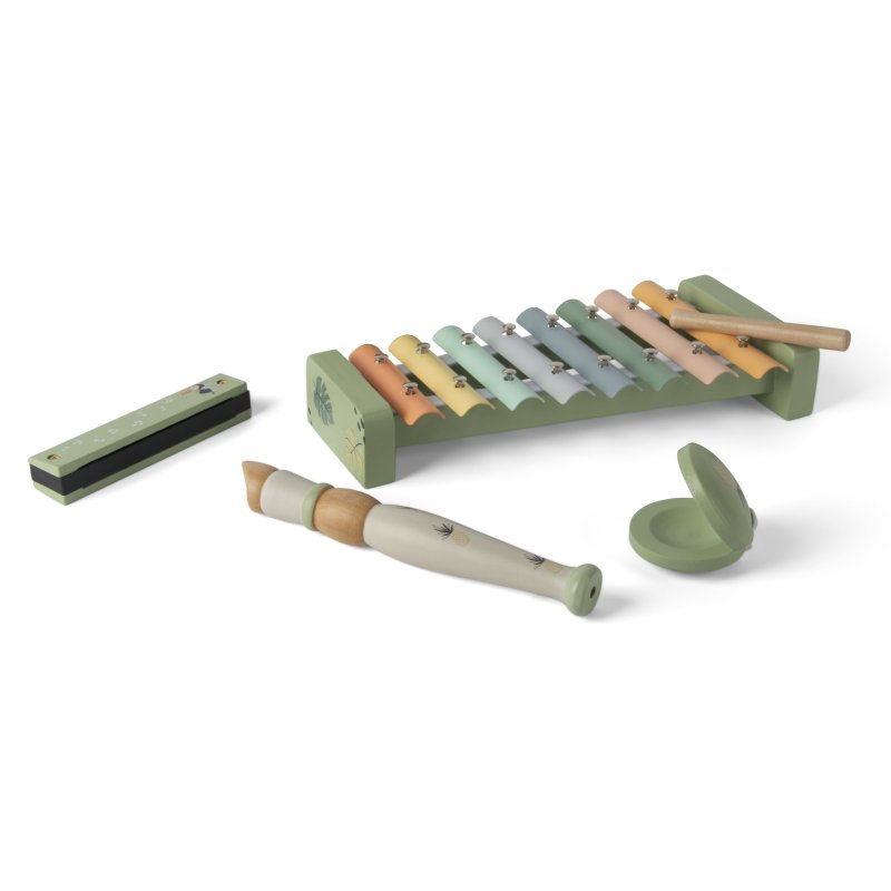E-shop DANTOY Playful Wood drevená hudobná súprava 5ks 36m+