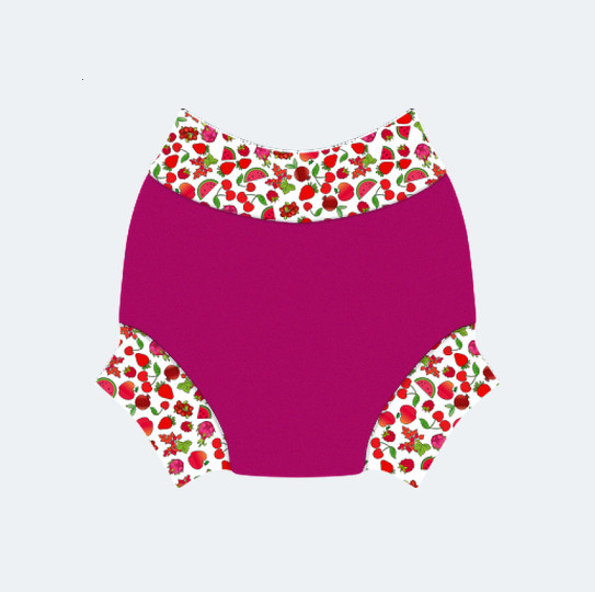 E-shop Swim nappy Neoprénové plavky Ružové s ovocím S