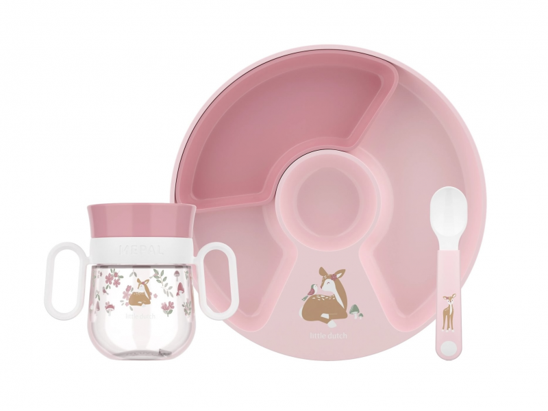 E-shop Little Dutch Detská jedálenská súprava 3-dielna Fairy Garden