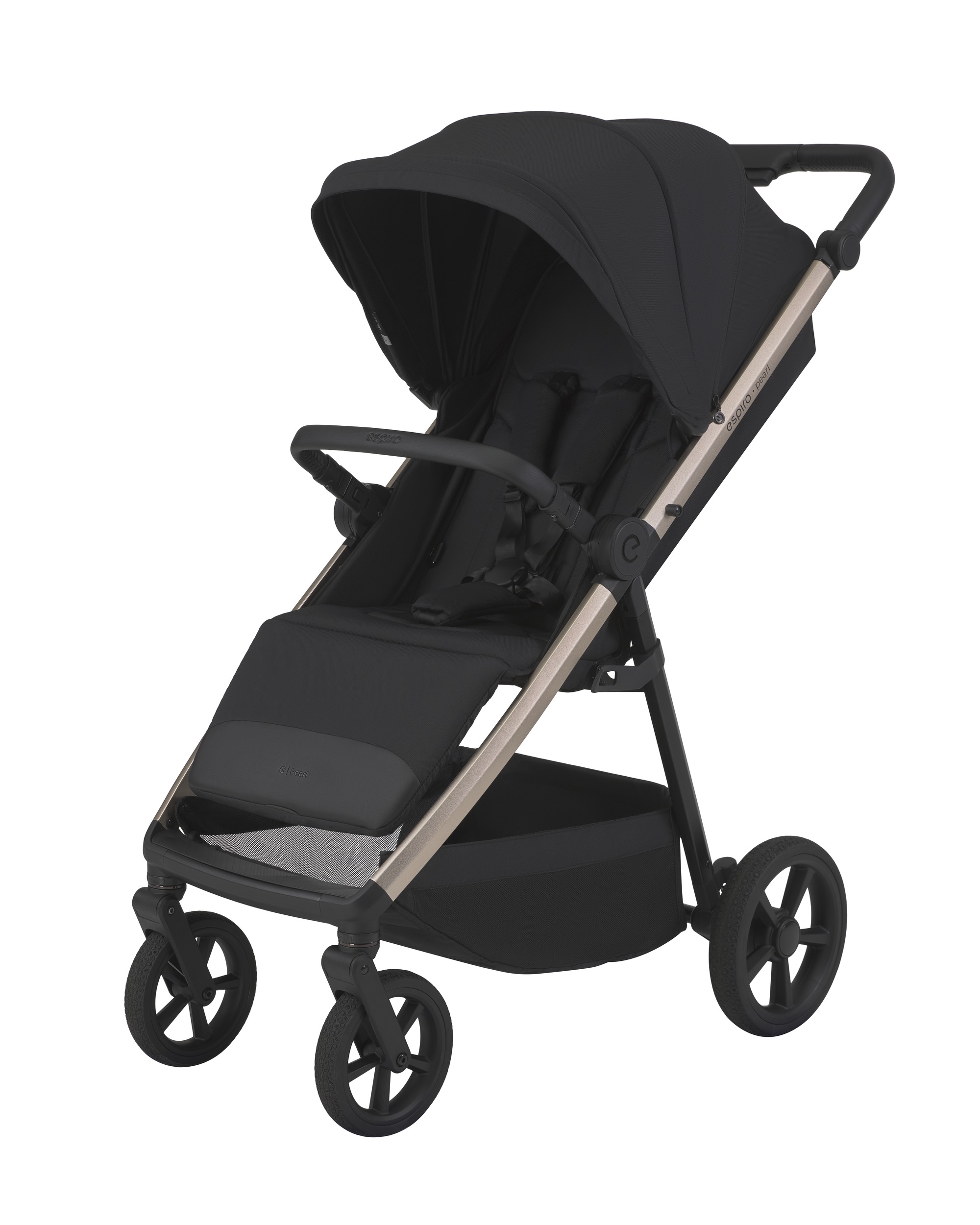 E-shop Espiro kočík PEARL 2025, black pearl