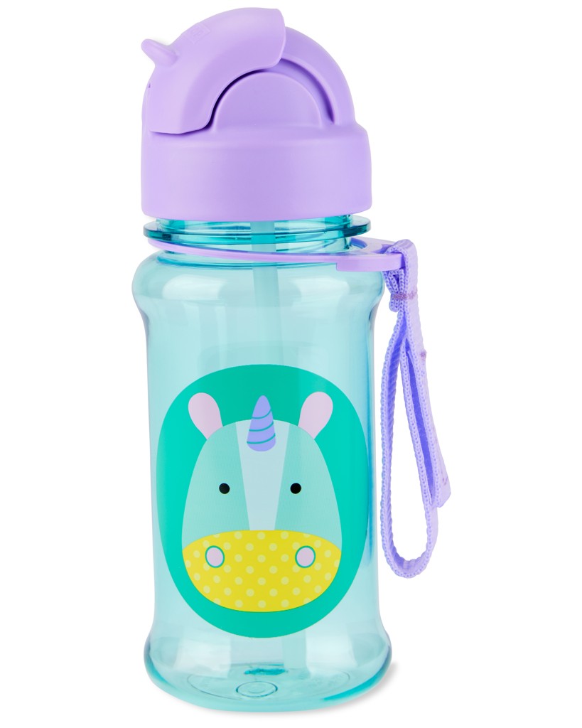 E-shop SKIPHOP SKIP HOP Zoo tritan Fľaša so slamkou 355ml Jednorožec 12m+