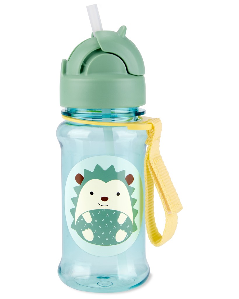 E-shop SKIPHOP SKIP HOP Zoo tritan Fľaša so slamkou 355ml Ježko 12m+