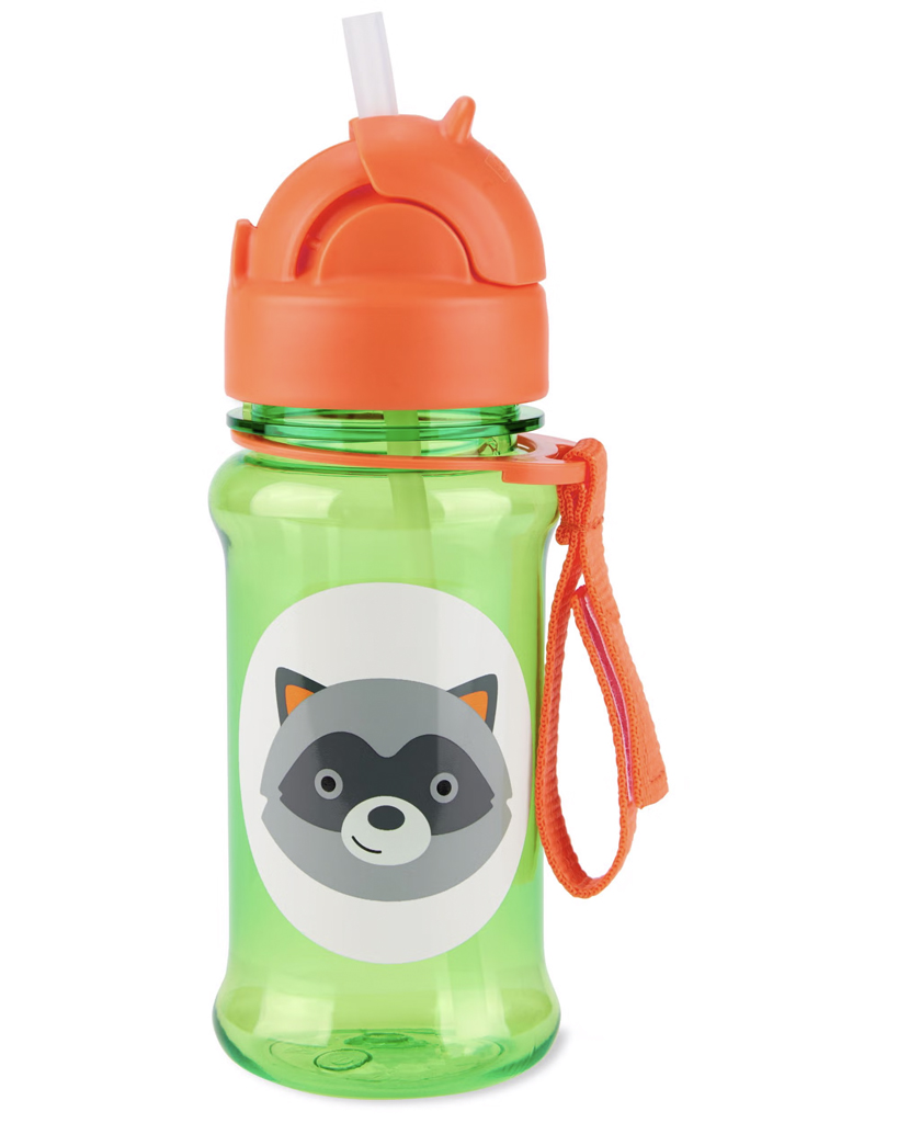 E-shop SKIPHOP SKIP HOP Zoo tritan Fľaša so slamkou 355ml Medvedík čistotný 12m+
