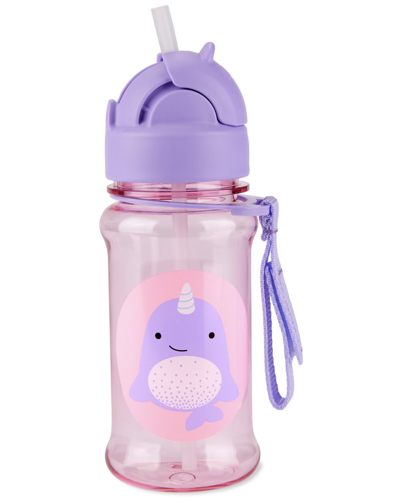 E-shop SKIPHOP SKIP HOP Zoo tritan Fľaša so slamkou 355ml Narval 12m+