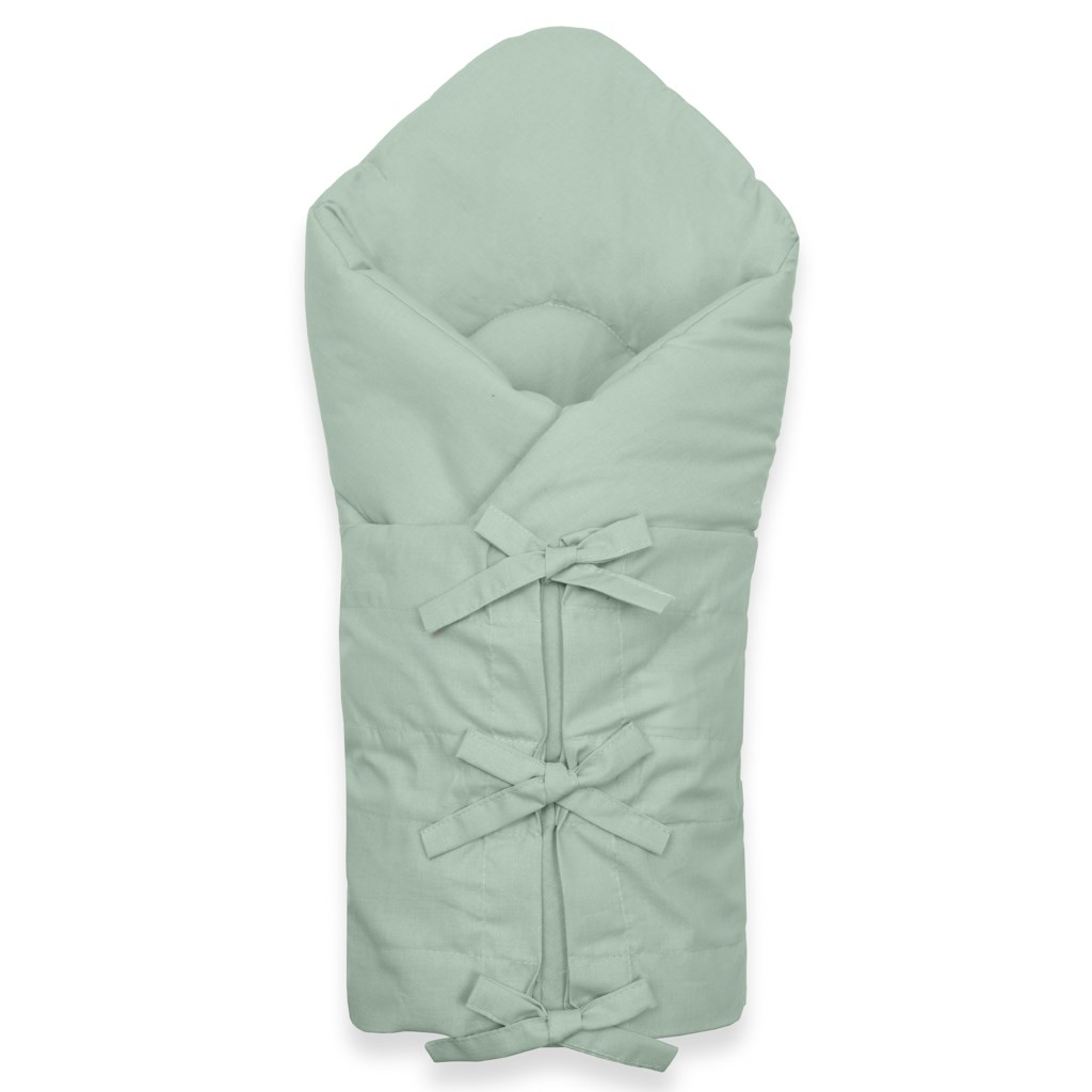 E-shop Klasická šnurovacia zavinovačka New Baby sea green - 58671