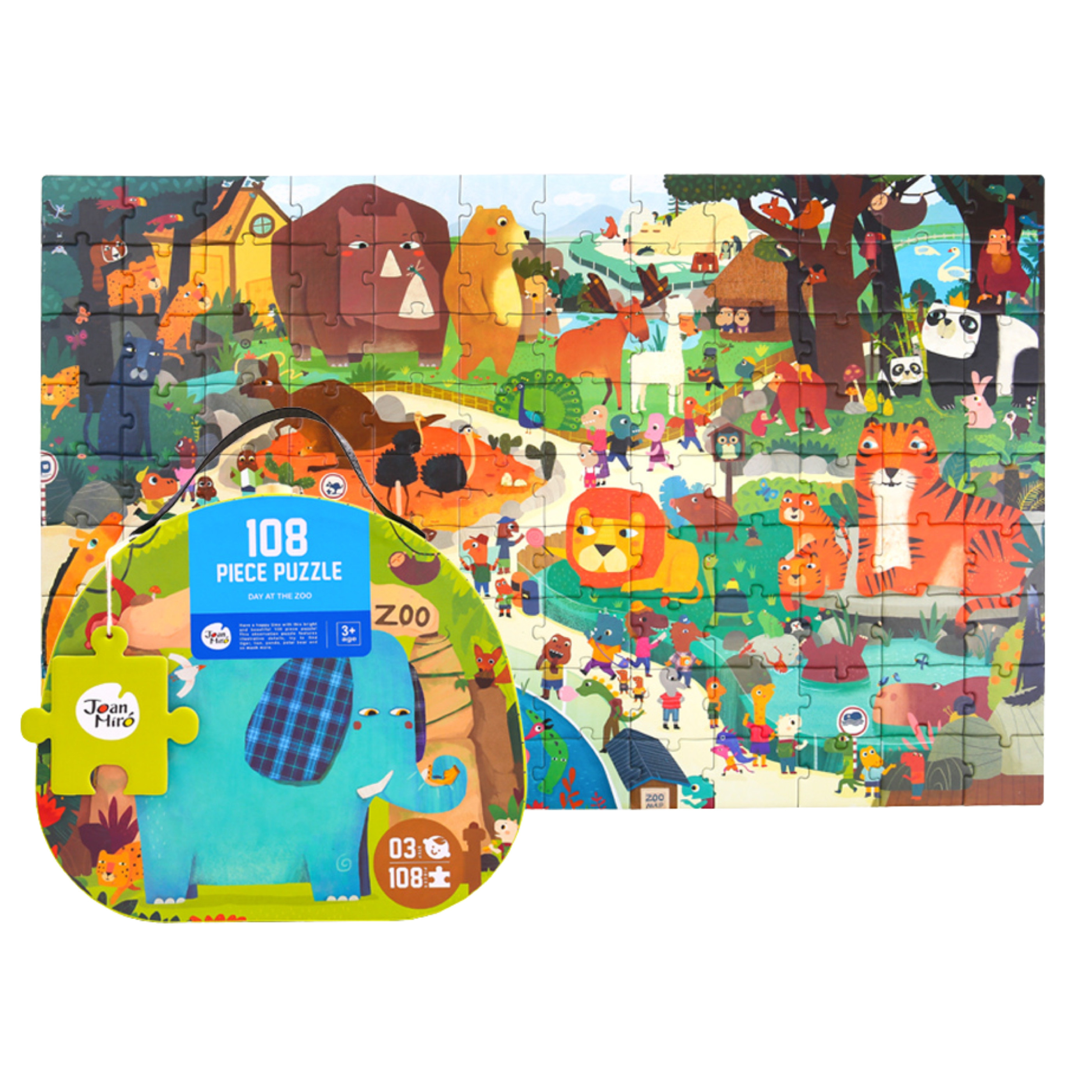 E-shop Jarmelo Puzzle Deň v ZOO 108 ks