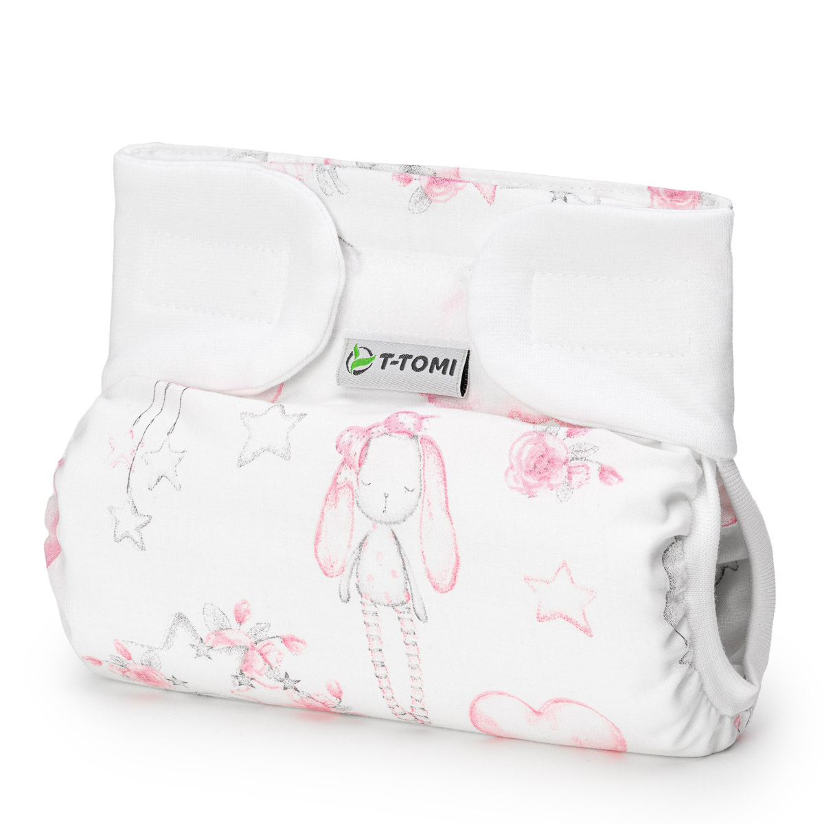 E-shop T-TOMI Ortopedické abdukčné nohavičky - suchý zips Sweet bunnies (3-6kg)