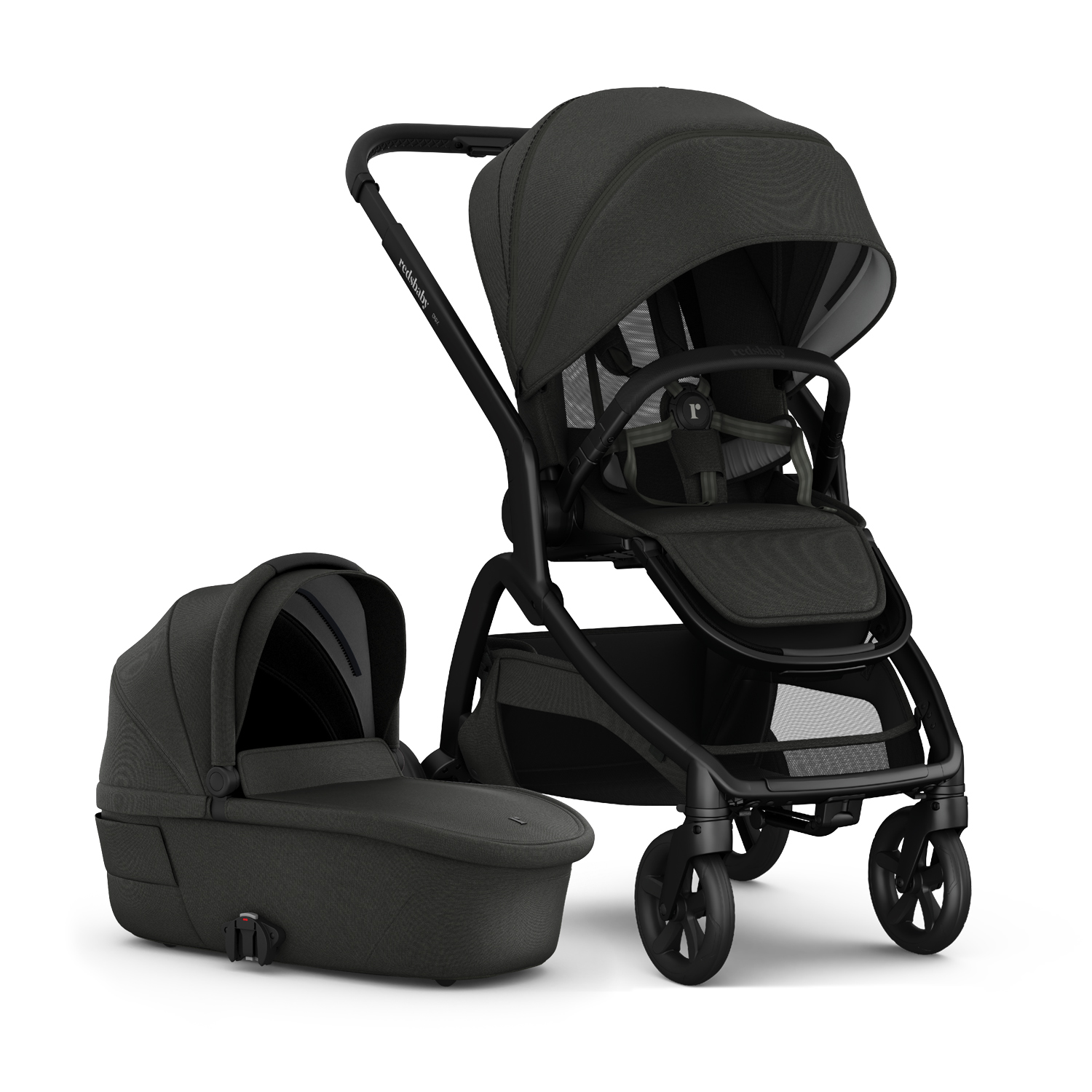 E-shop REDSBABY Set kočík Onix + hlboká korba Cosy, Graphite