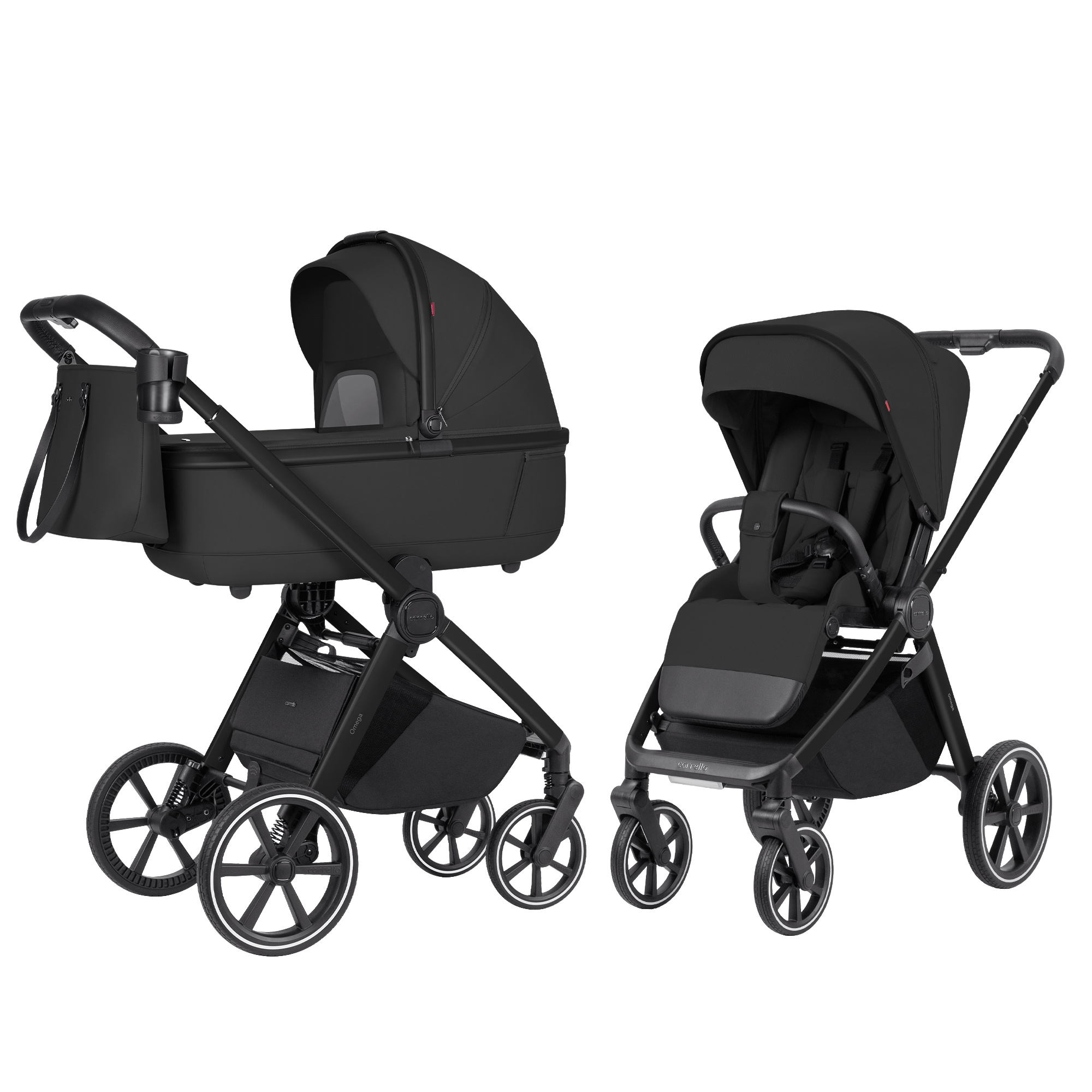 E-shop Carrello kočík 2v1 Omega CRL-6531, Denim black