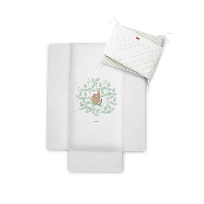 E-shop bonjourbébé 2-dielna bavlnená súprava do postieľky Spring Cottage 0m+