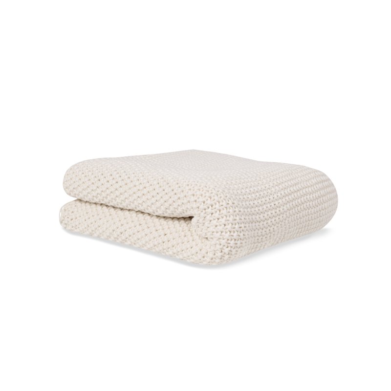 E-shop bonjourbébé Detská pletená deka z organickej bavlny Beige