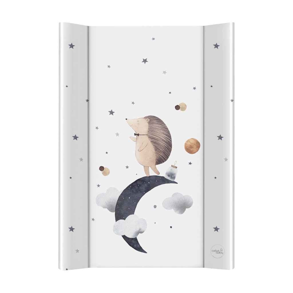 E-shop CEBA BABY Podložka prebaľovacia 2-hranná mäkká (50x70) Basic Hedgehog the Dreamer