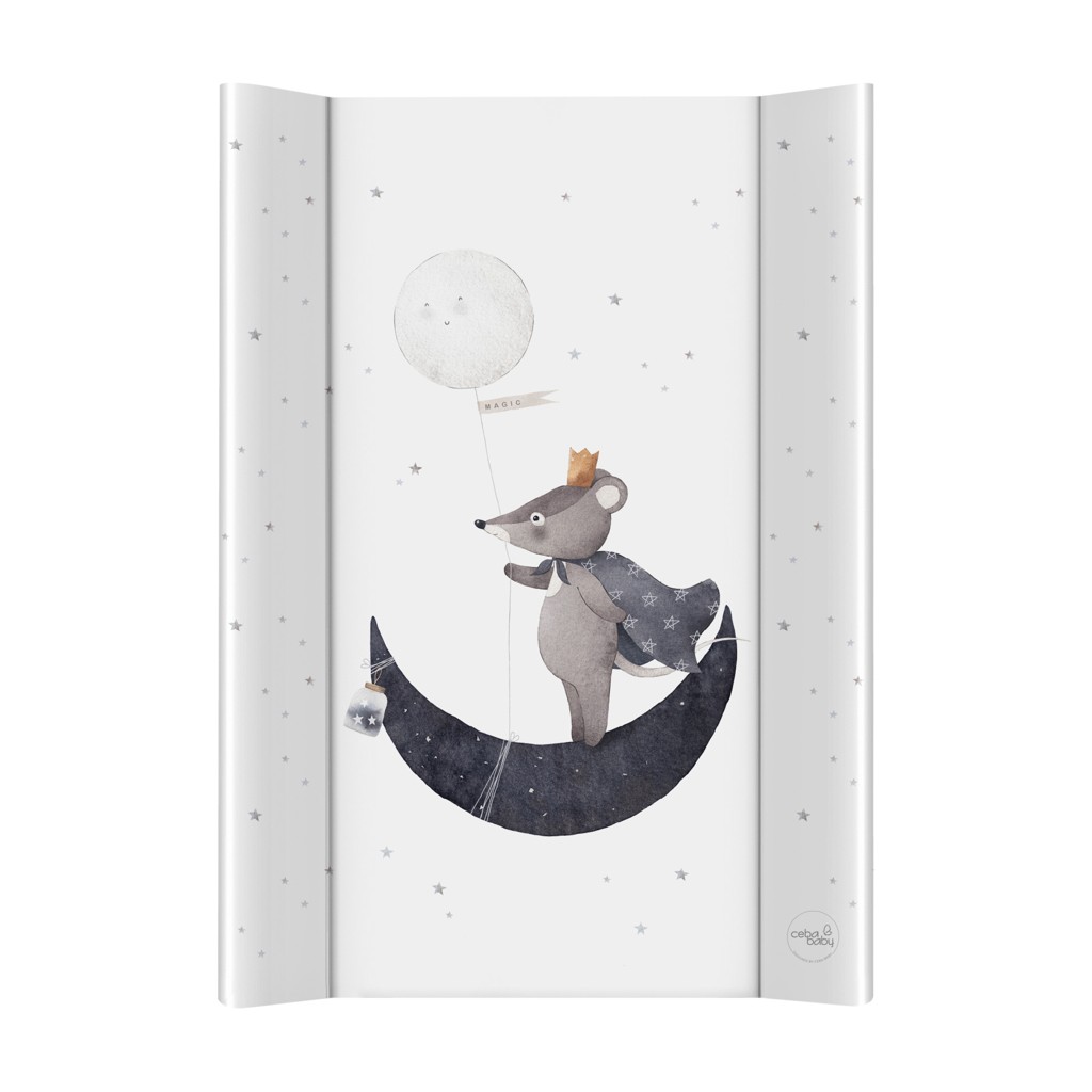 E-shop CEBA BABY Podložka prebaľovacia 2-hranná mäkká (50x70) Basic Moon Prince