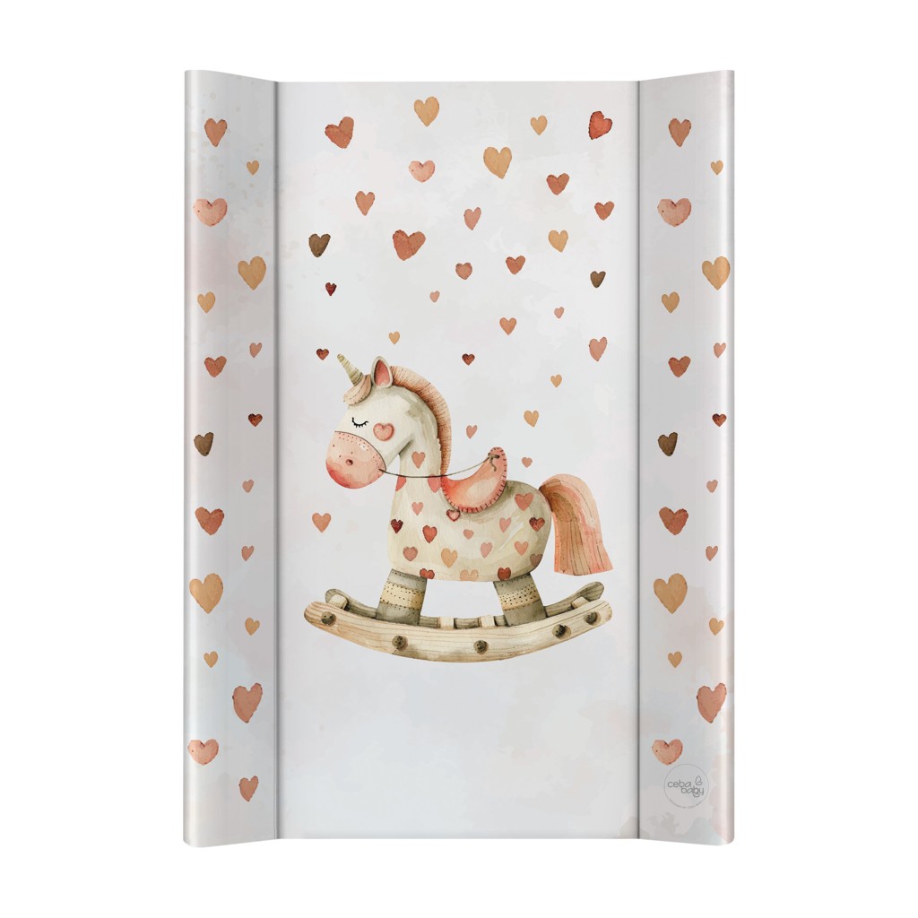 E-shop CEBA BABY Podložka prebaľovacia 2-hranná s pevnou doskou (50x70) Ultra Light Rocking Horse