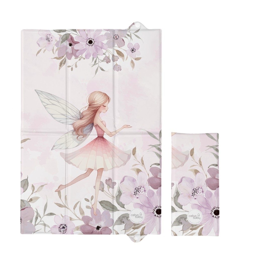 E-shop CEBA BABY Podložka prebaľovacia cestovná (60x40) Basic Meadow Fairy