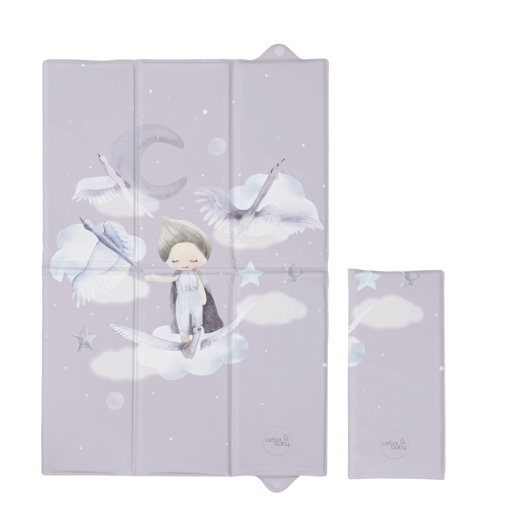 E-shop CEBA BABY Podložka prebaľovacia cestovná (60x40) Basic Wild Swans