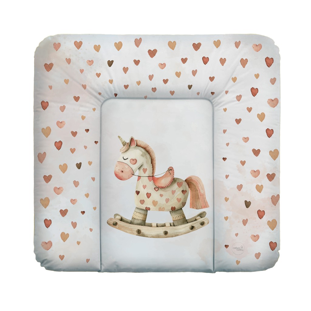 E-shop CEBA BABY Podložka prebaľovacia mäkká stredná (75x72) Basic Rocking Horse
