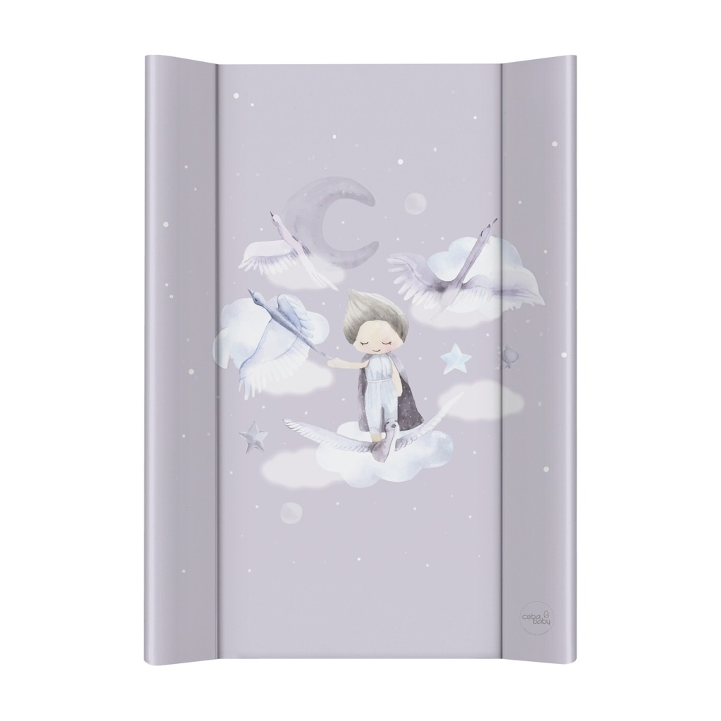 E-shop CEBA BABY Podložka prebaľovacia 2-hranná mäkká (50x70) Basic Wild Swans