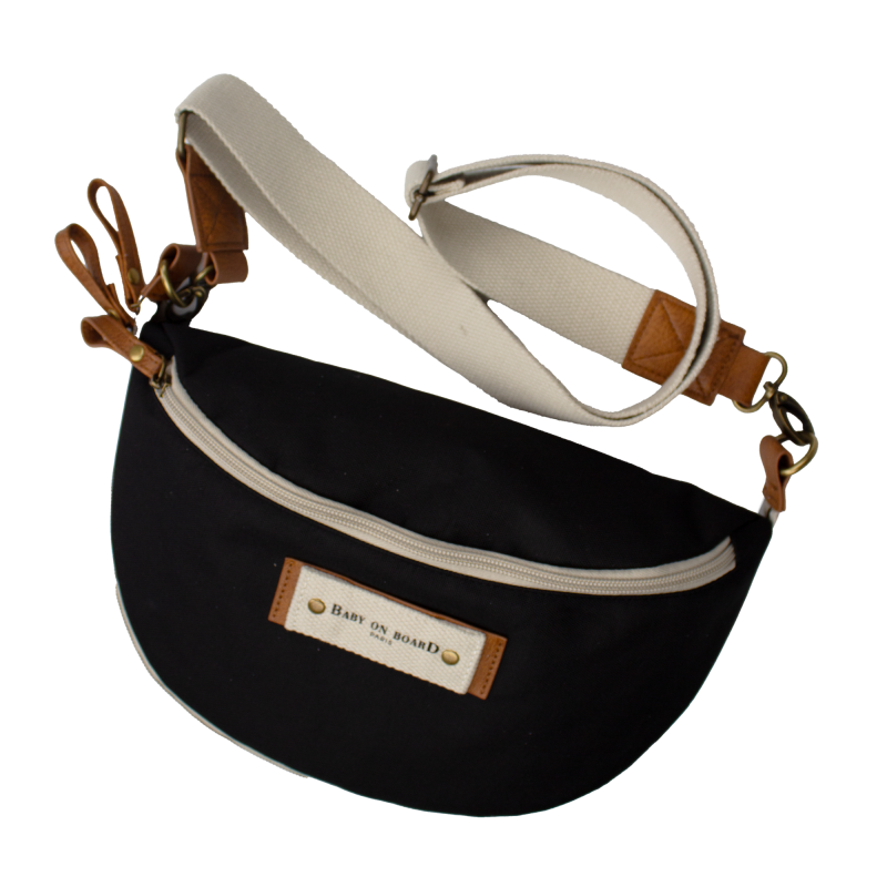 E-shop Baby on Board Prebaľovacia Crossbody taška Armelle Black