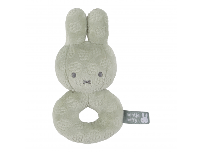 E-shop Little Dutch Hrkálka králiček Miffy Green Flower