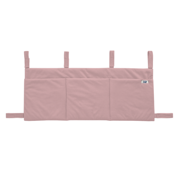 E-shop LevinFelin Univerzálny velvet organizér na detskú postieľku M, mauve