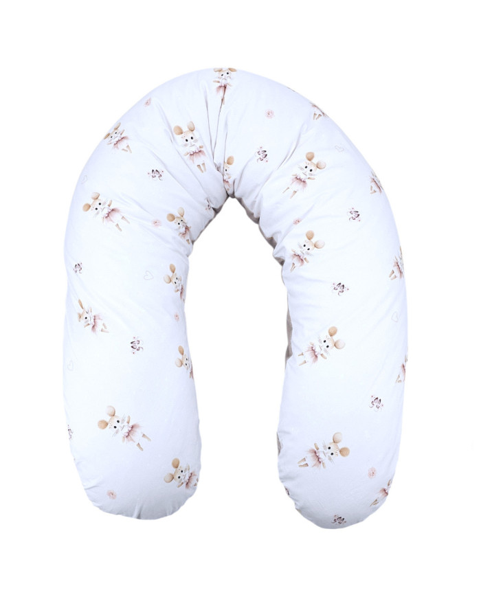 E-shop EKO Vankúš na kojenie VELVET PO-27-BALLERINA MOUSE