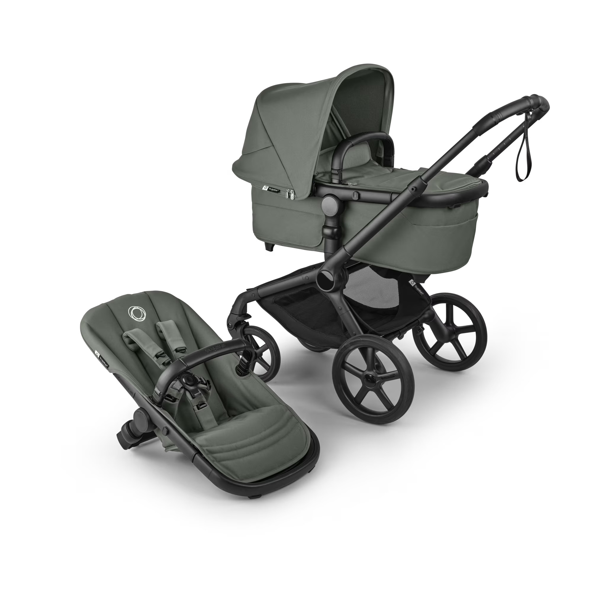 E-shop Bugaboo Fox 5 Renew complete, BLACK/FOREST GREEN