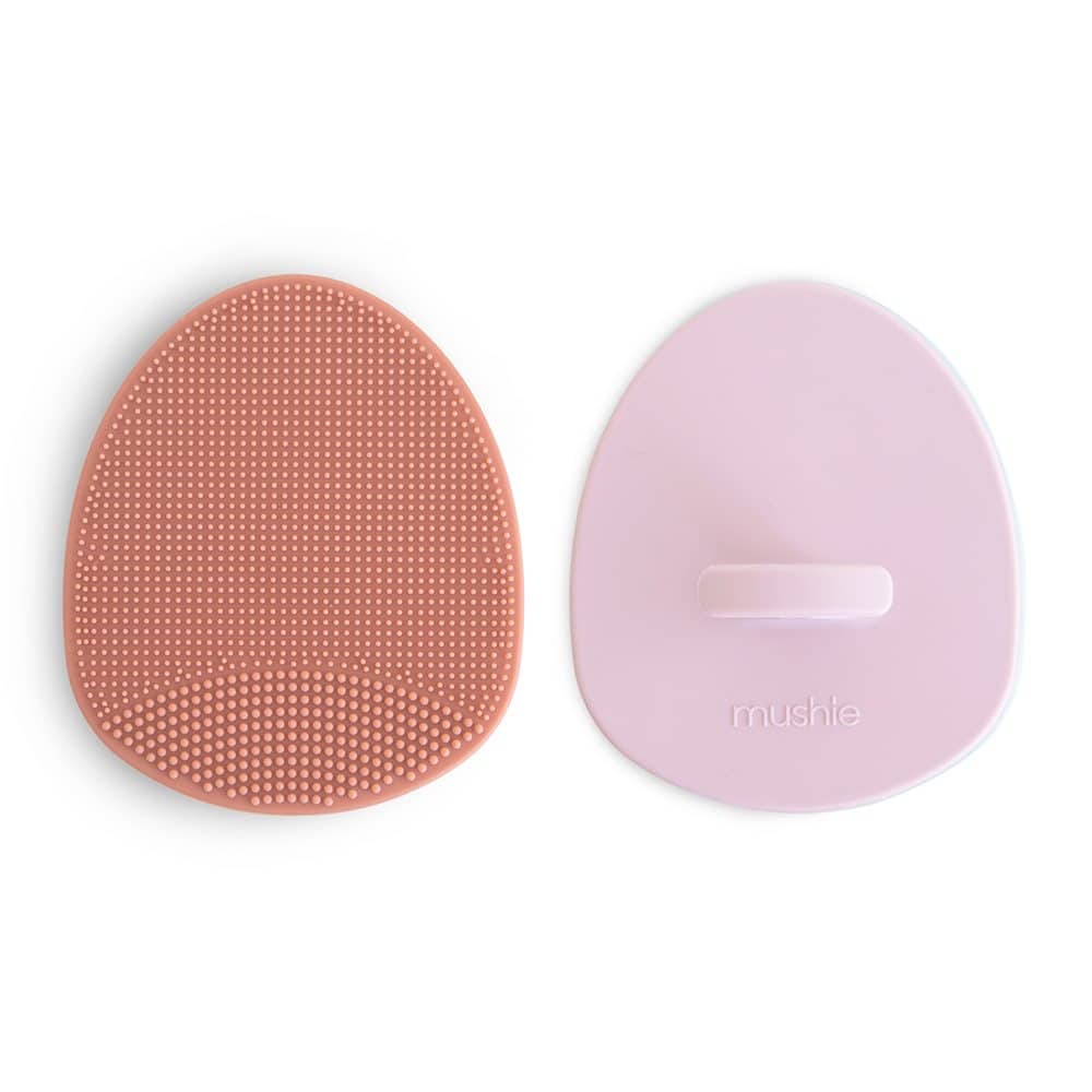 E-shop DVOJBALENIE UMÝVACÍCH KEFIEK MUSHIE - ROSE/ SOFT LILAC