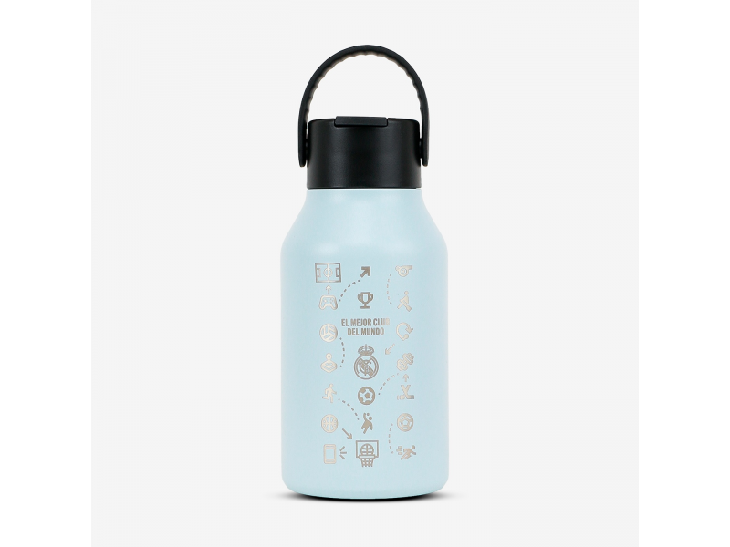 E-shop Runbott Termofľaša Mii 350 ml Real Madrid Sky Blue
