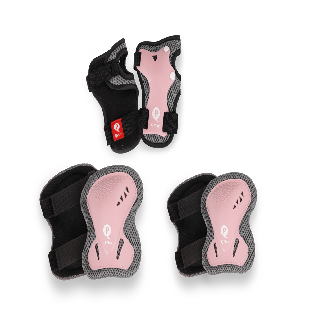 E-shop QPLAY Chrániče detské Coral Pink, vel. S, vek 3-5 rokov