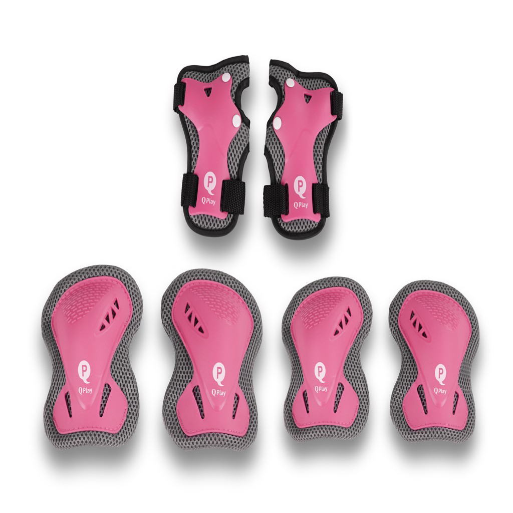 E-shop QPLAY Chrániče detské Pink, vel. S, vek 3-5 rokov