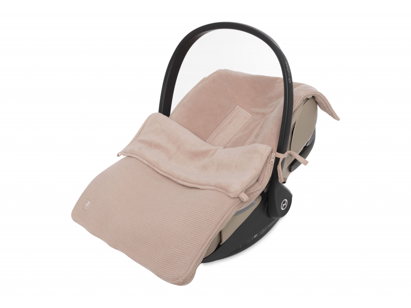 E-shop JOLLEIN Fusak do autosedačky Basic Knit Wild Rose