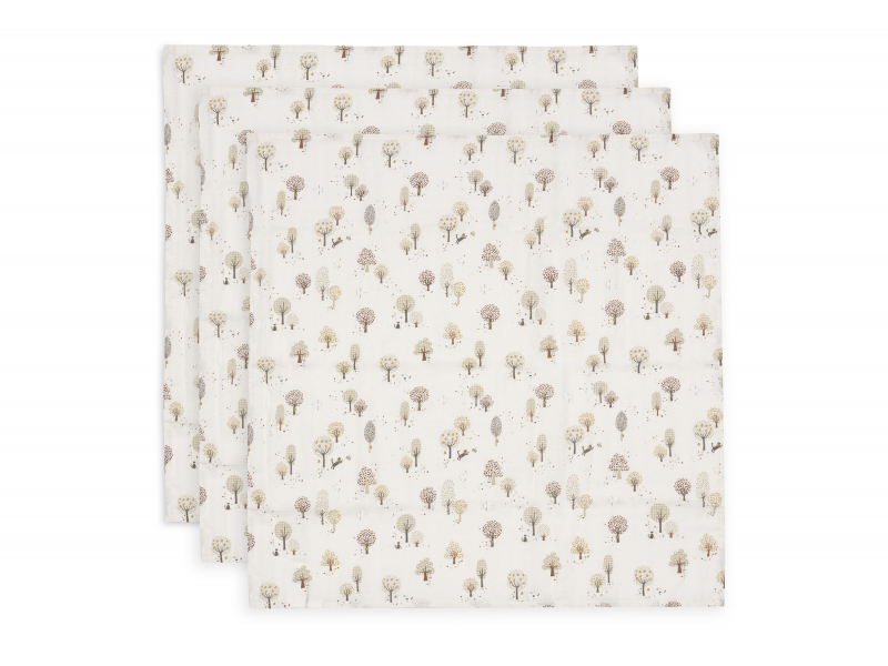 E-shop JOLLEIN Plienky 3 ks 70x70 cm Tiny Park