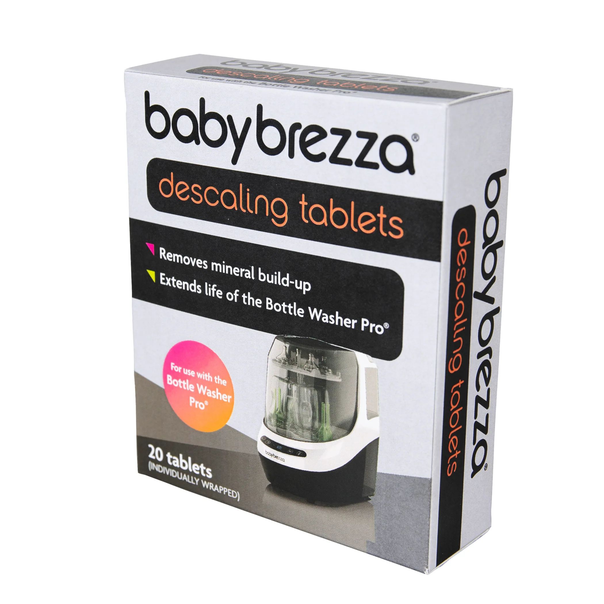E-shop Baby Brezza Washer Pro – odvápňovacie tablety do umývačky 20ks