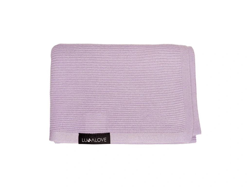 E-shop Lullalove Lahká bambusová deka 90x90cm farba:levandula