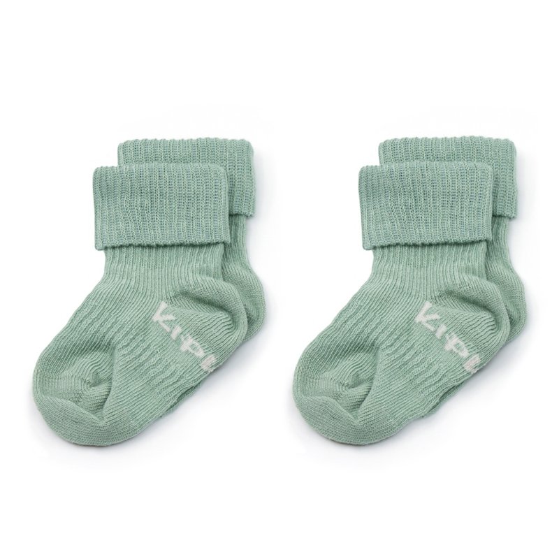 E-shop KipKep Detské ponožky Stay-on-Socks 0-6m 2páry Pale Green