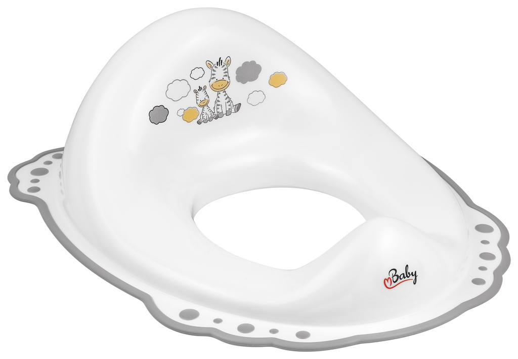 E-shop MALTEX Redukcia na WC protišmyková Zebra - White/Grey