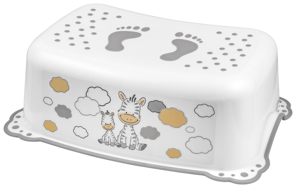 E-shop MALTEX Stupienok protišmykový Zebra - White/Grey