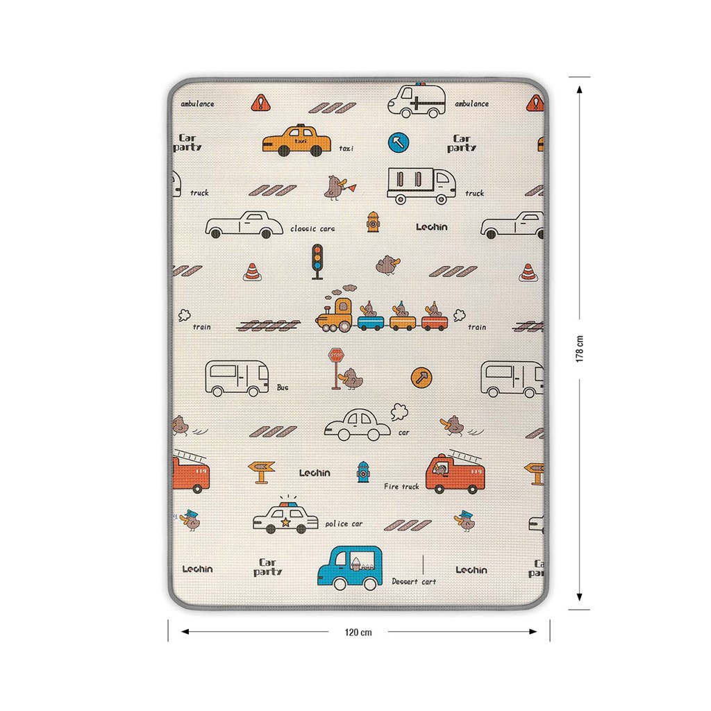 E-shop Obojstranná penová podložka Milly Mally Kinder City 178x120 cm - 59006
