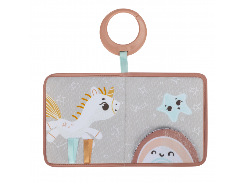 E-shop Tiny Love Závesná textilná knižka Unicorn Wonderlands