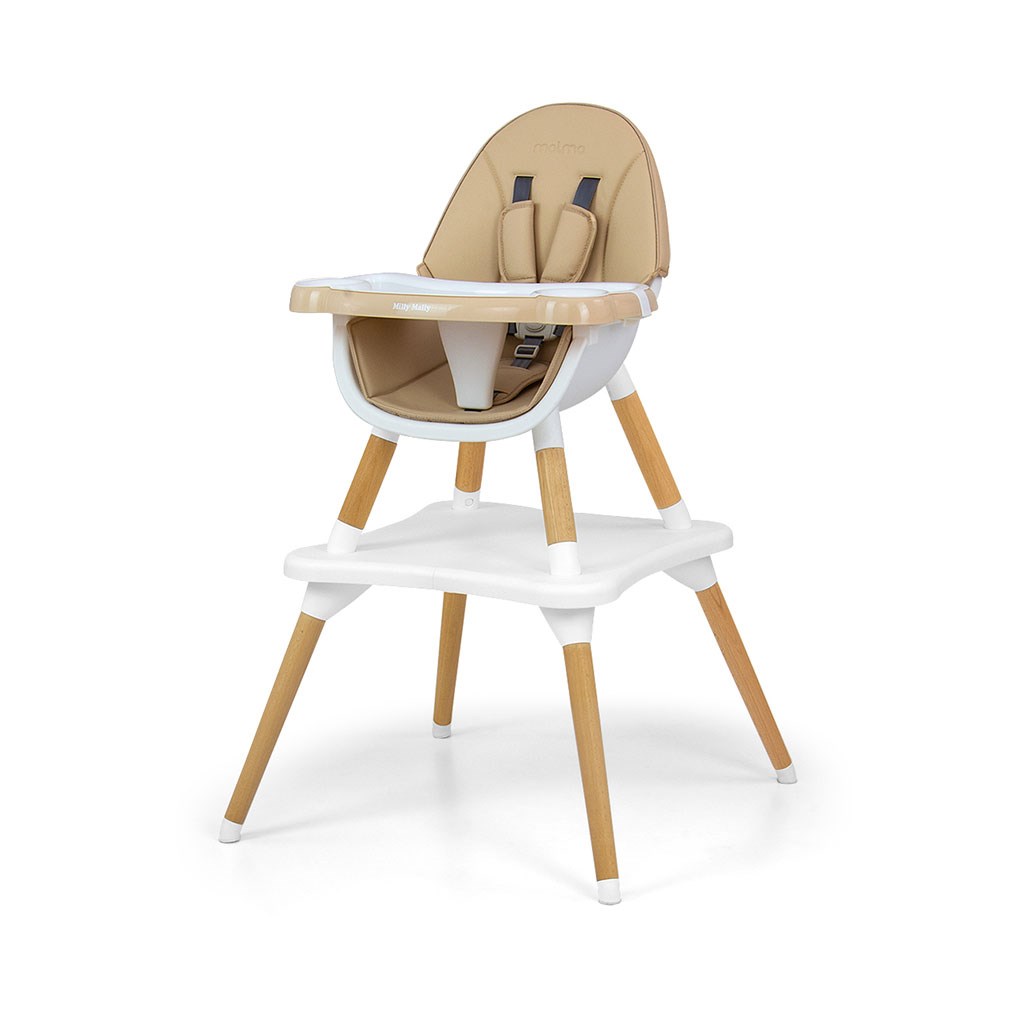 E-shop Jedálenská stolička Milly Mally 2v1 Malmo beige - 50960
